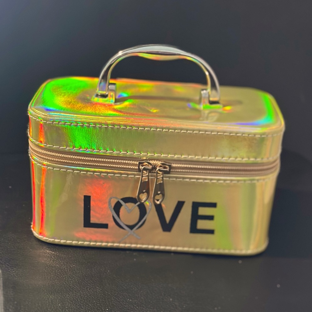 Neon Yellow Cosmetic Case